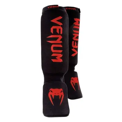 Venum KONTACT SHIN GUARDS Chrániče holení, černá, velikost