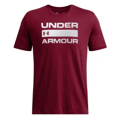 Under Armour TEAM ISSUE WORDMARK Pánské triko, vínová, velikost