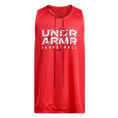 Under Armour ZONE REVERSIBLE Pánské tílko, červená, velikost