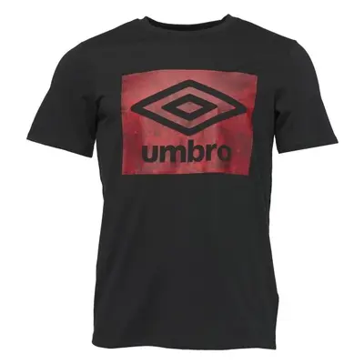 Umbro DIGI CAMO BOX GRAPHIC TEE Pánské triko, černá, velikost