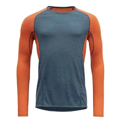 Devold RUNNING MERINO SHIRT MAN Pánské triko, modrá, velikost