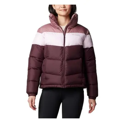 Columbia PUFFECT™ II COLORBLOCK JACKET Dámská zimní bunda, vínová, velikost