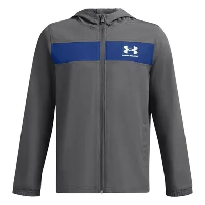 Under Armour SPORTSTYLE WINDBREAKER Chlapecká bunda, tmavě šedá, velikost