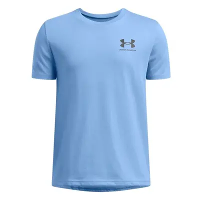 Under Armour SPORTSTYLE LEFT CHEST Chlapecké tričko krátkým rukávem, světle modrá, velikost