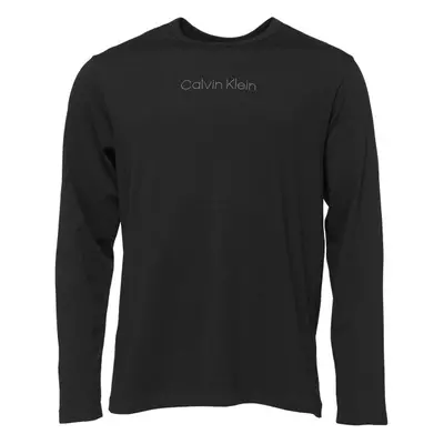 Calvin Klein L/S CREW NECK Pánské pyžamové triko, černá, velikost