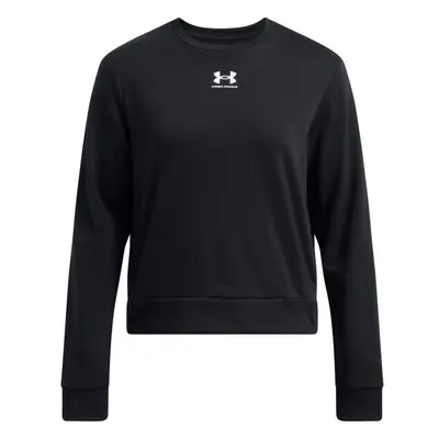 Under Armour RIVAL TERRY CREW Dámská mikina, černá, velikost