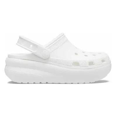 Crocs CLASSIC CROCS CUTIE CLOG K Dětské pantofle, bílá