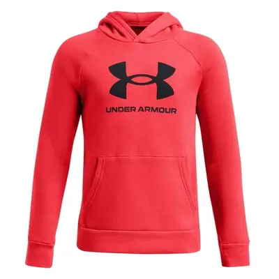 Under Armour RIVAL Chlapecká mikina, červená, velikost