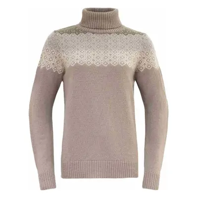 Devold SYVDE WOOL HIGH NECK Dámský rolák, béžová, velikost