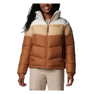 Columbia PUFFECT™ II COLORBLOCK JACKET Dámská zimní bunda, hnědá, velikost