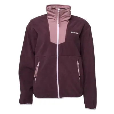 Columbia SEQUOIA GROVE FULL ZIP FLEECE Dámská fleecová bunda, vínová, velikost