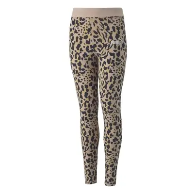 Puma ALPHA AOP LEGGINGS Dívčí legíny, mix, velikost