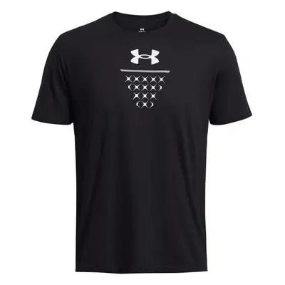 Under Armour BBALL NET ICON Pánské tričko, černá, velikost