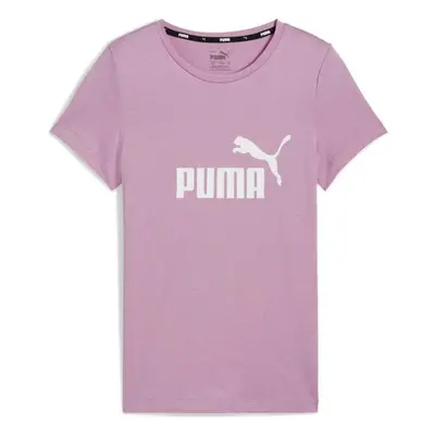 Puma ESSENTIALS LOGO TEE Dívčí triko, růžová, velikost