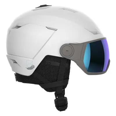 Salomon ICON LT VISOR Dámská lyžařská helma, bílá, velikost