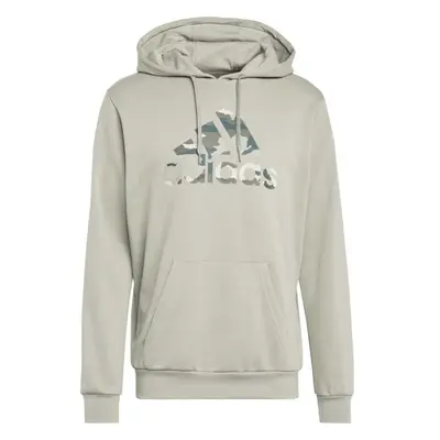 adidas CAMO GRAPHIC HOODIE Pánská mikina, šedá, velikost