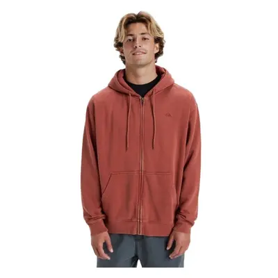 Quiksilver SALT WATER ZIP HOODIE Pánská mikina, hnědá, velikost