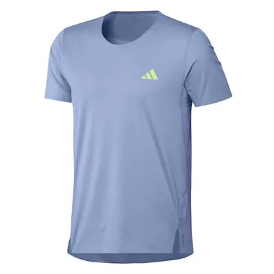 adidas ADIZERO TEE Pánské sportovní triko, světle modrá, velikost