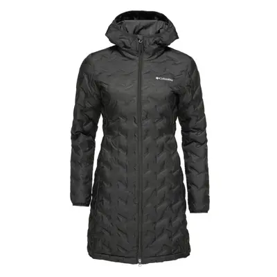 Columbia DELTA RIDGE™ II LONG DOWN JACKET Dámský kabát, černá, velikost