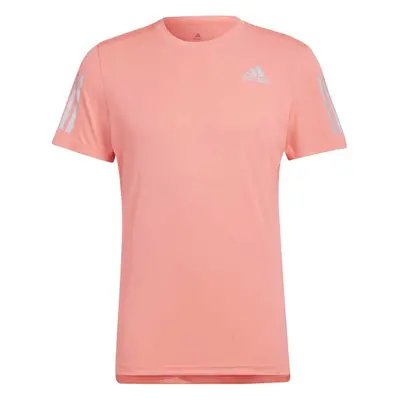 adidas OWN THE RUN TEE Pánské běžecké tričko, lososová, velikost