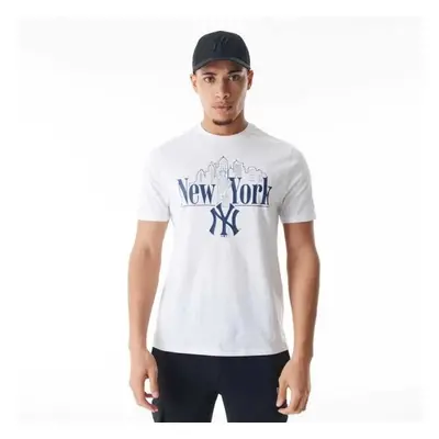 New Era NEW YORK YANKEES MLB Pánské triko, bílá, velikost