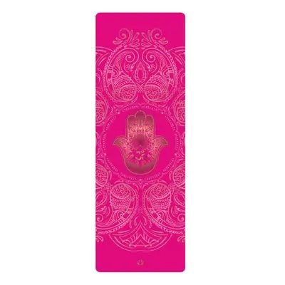 YOGGYS TRAVEL YOGA MAT 1.5 MM HAMSA GYPSY SOUL Podložka na jógu cestovní, růžová, velikost