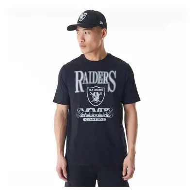 New Era LAS VEGAS RAIDERS NFL CHAMPIONS Pánské triko, černá, velikost