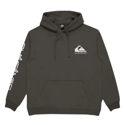 Quiksilver OMNI LOGO Pánská mikina, tmavě šedá, velikost