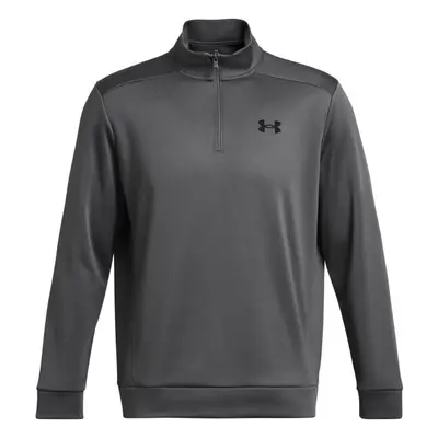 Under Armour ARMOUR FLEECE 1/4 ZIP Pánská fleecová mikina, šedá, velikost