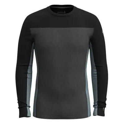 Smartwool CLASSIC THERMAL MERINO BL CRW Pánské termo triko, černá, velikost