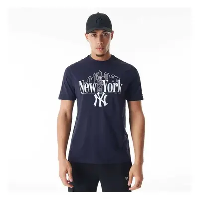 New Era NEW YORK YANKEES MLB Pánské triko, tmavě modrá, velikost