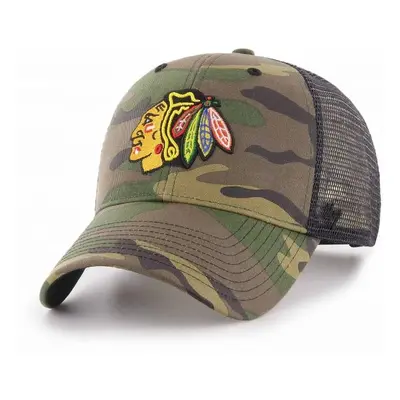 47 NHL CHICAGO BLACKHAWCKS CAMO BRANSON MVP Klubová kšiltovka, khaki, velikost