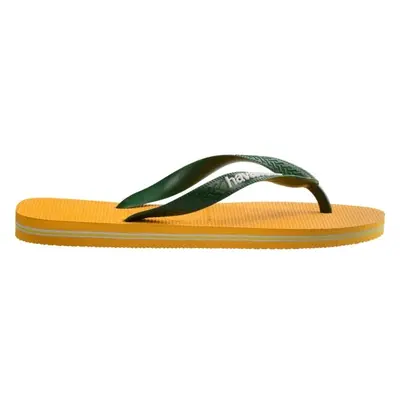 HAVAIANAS BRASIL LOGO Unisex žabky, žlutá