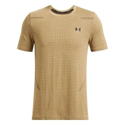 Under Armour SEAMLESS GRID Pánské tričko, hnědá, velikost