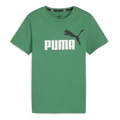 Puma ESSENTIALS+2 COL LOGO TEE Dětské triko, zelená, velikost