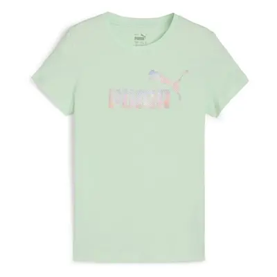 Puma ESSENTIALS + SUMMER DAZE TEE G Dívčí triko, světle zelená, velikost