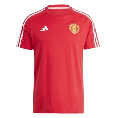 adidas MANCHESTER UNITED FC DNA TEE Pánské triko, červená, velikost