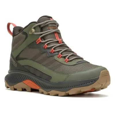 Merrell SPEED STRIKE MID WP Pánské outdoorové boty, khaki