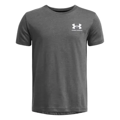 Under Armour SPORTSTYLE LEFT CHEST Chlapecké tričko krátkým rukávem, tmavě šedá, velikost