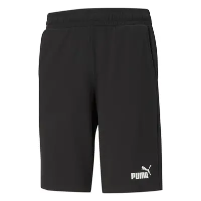 Puma ESSENTIALS JERSEY SHORTS Pánské kraťasy, černá, velikost