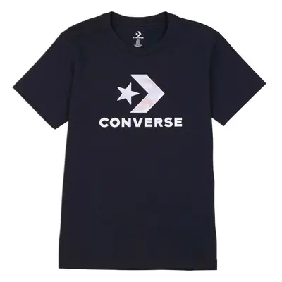 Converse SEASONAL STAR CHEVRON SS TEE Dámské tričko, černá, velikost