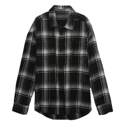 GAP LS FLANNEL Dívčí košile, černá, velikost