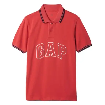 GAP FRAN LOGO POLO Dětské tričko, červená, velikost