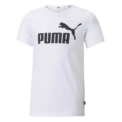 Puma ESSENTIALS LOGO TEE Chlapecké triko, bílá, velikost