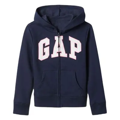 GAP FULLZIP LOGO Dívčí mikina, tmavě modrá, velikost