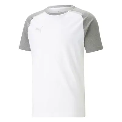 Puma TEAMCUP CASUALS TEE Fotbalové triko, bílá, velikost