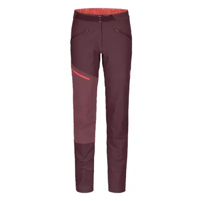 ORTOVOX BRENTA PANTS W Dámské outdoor kalhoty, vínová, velikost