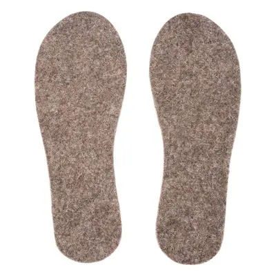 TOVA WOOL SOLES PRECUT ECO Plstěné vlněné zateplovací vložky do bot, hnědá, velikost