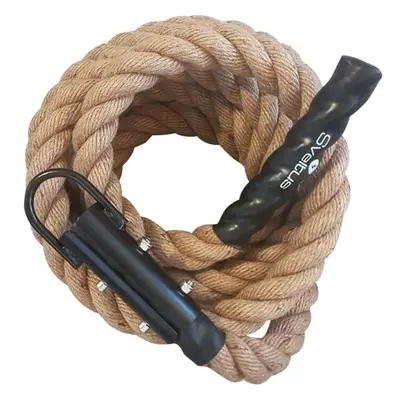 SVELTUS CLIMBER ROPE L5 Ø38 MM Posilovací lano, hnědá, velikost