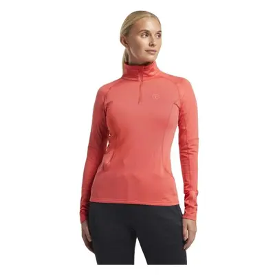 TENSON TXLITE HALF ZIP W Dámská mikina, lososová, velikost